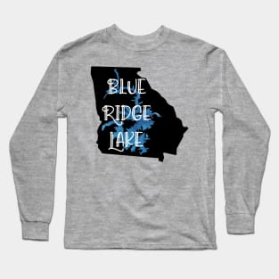 Blue Ridge Lake Over Georgia Long Sleeve T-Shirt